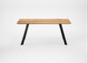 Bespoke Dining Table Madrid Natural Oiled Oak / 180cm / 90cm