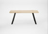 Bespoke Dining Table Madrid White Oiled Oak / 180cm / 90cm