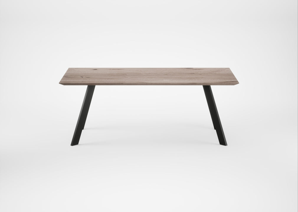 Bespoke Dining Table Madrid Grey Oiled Oak / 200cm / 100cm