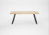 Bespoke Dining Table Madrid White Oiled Oak / 200cm / 100cm