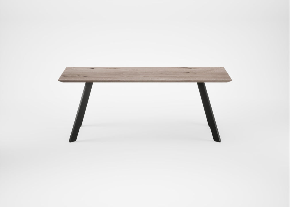 Bespoke Dining Table Madrid Grey Oiled Oak / 200cm / 90cm