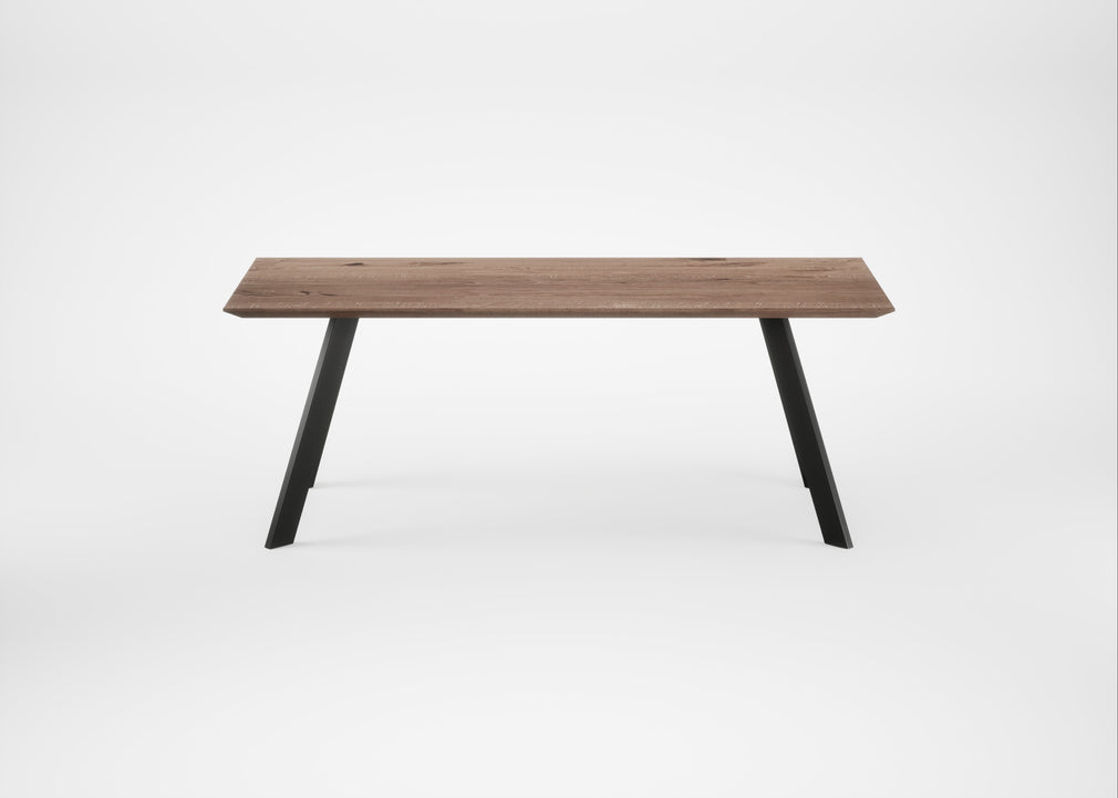 Bespoke Dining Table Madrid Smoked Oiled Oak / 200cm / 90cm