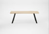 Bespoke Dining Table Madrid White Oiled Oak / 200cm / 90cm