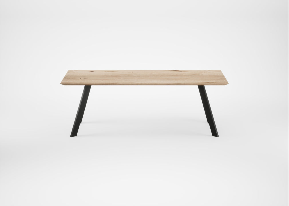 Bespoke Dining Table Madrid Blonde Oiled Oak / 220cm / 100cm
