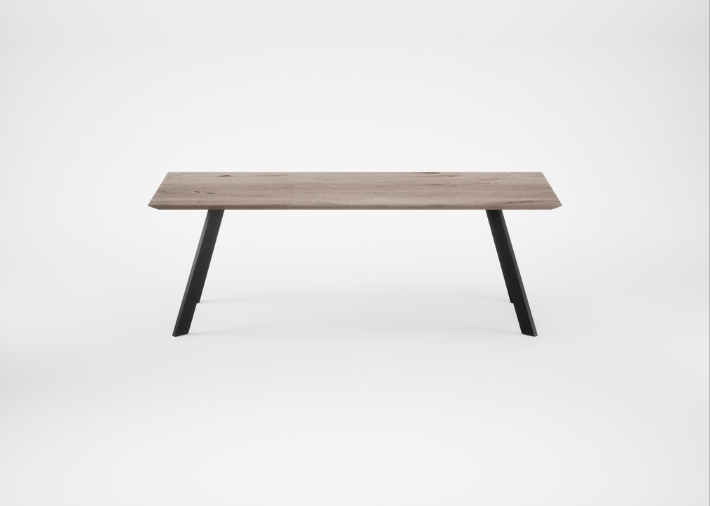 Bespoke Dining Table Madrid Grey Oiled Oak / 220cm / 100cm