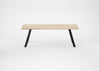 Bespoke Dining Table Madrid White Oiled Oak / 220cm / 100cm