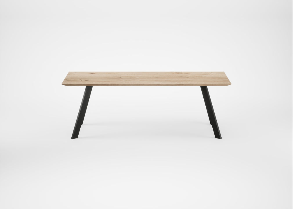 Bespoke Dining Table Madrid Blonde Oiled Oak / 220cm / 90cm