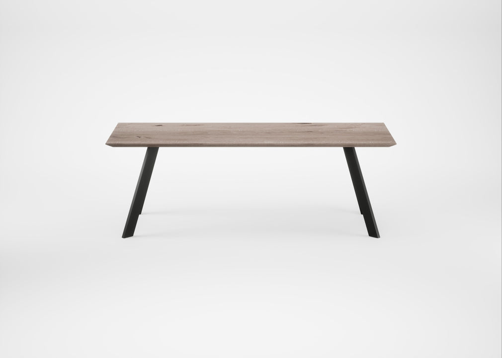 Bespoke Dining Table Madrid Grey Oiled Oak / 220cm / 90cm