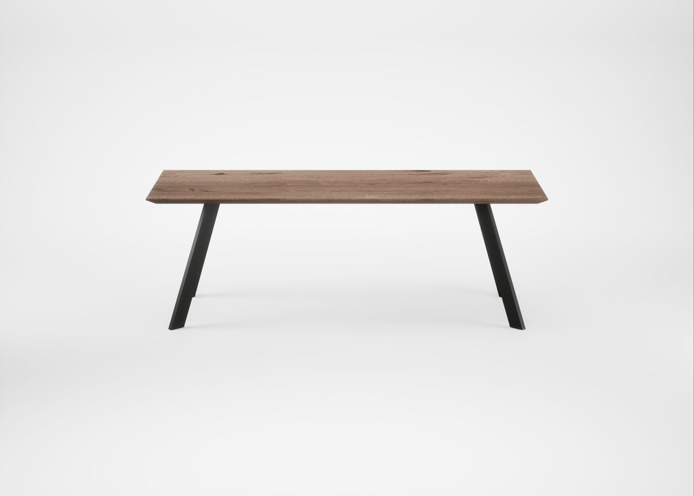 Bespoke Dining Table Madrid Smoked Oiled Oak / 220cm / 90cm