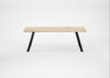 Bespoke Dining Table Madrid White Oiled Oak / 220cm / 90cm