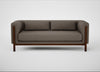 Massimo 3 Seater Sofa Tundra Texture Latte / Walnut