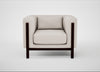 Massimo Armchair Siena Cotton Natural / Black Ash