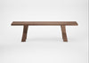 Bespoke Dining Bench Oslo Smoked Oiled Oak / 160cm / Straight