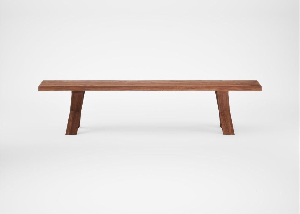 Bespoke Dining Bench Oslo Oiled Walnut / 200cm / Natural Edge