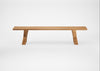 Bespoke Dining Bench Oslo Natural Oiled Oak / 200cm / Straight