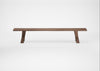 Bespoke Dining Bench Oslo Smoked Oiled Oak / 240cm / Natural Edge