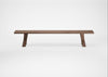 Bespoke Dining Bench Oslo Smoked Oiled Oak / 240cm / Straight