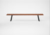 Bespoke Dining Bench Madrid Oiled Walnut / 240cm / Straight