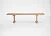 Bespoke Dining Bench Lisbon Blonde Oiled Oak / 180cm / Straight