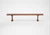 Bespoke Dining Bench Lisbon Oiled Walnut / 240cm / Straight
