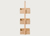 Bathroom Storage Stand Wood 3 Tier