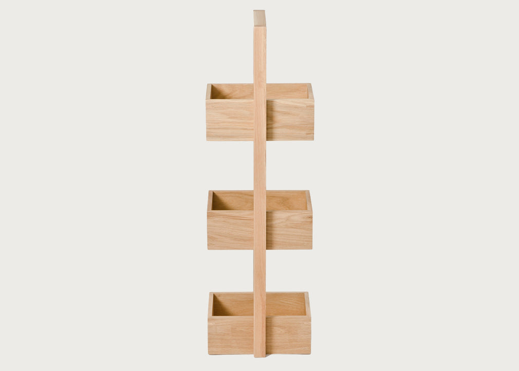 Bathroom Storage Stand Wood 3 Tier