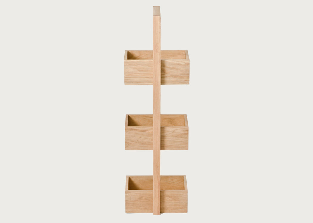 Bathroom Storage Stand Wood 3 Tier