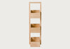Bathroom Storage Stand Wood 3 Tier