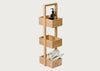 Bathroom Storage Stand Wood 3 Tier