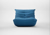 Togo Fireside Chair Alcantara Bohemian Blue