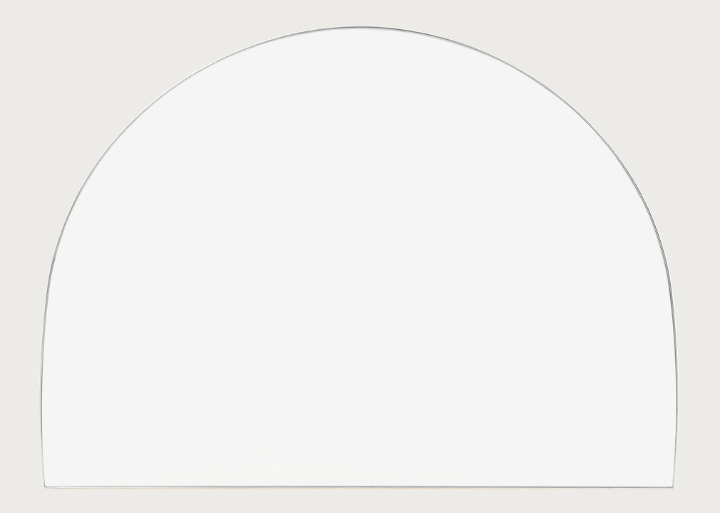Fine Edge Mirror Over Mantle