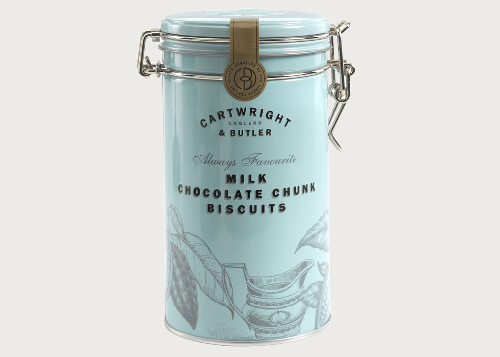Chocolate Chunk Biscuits in Tin