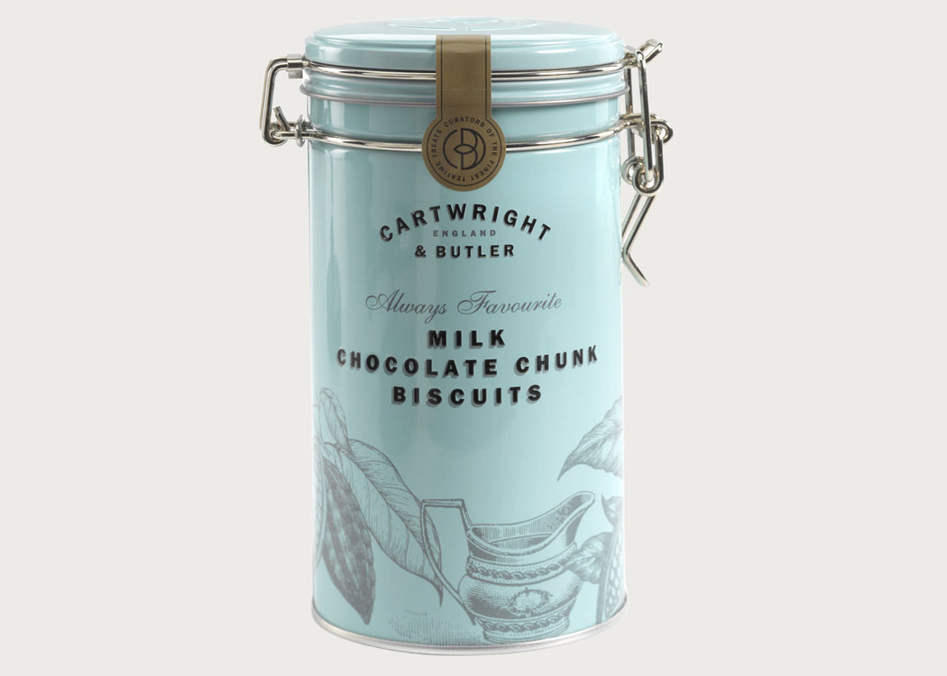 Chocolate Chunk Biscuits in Tin