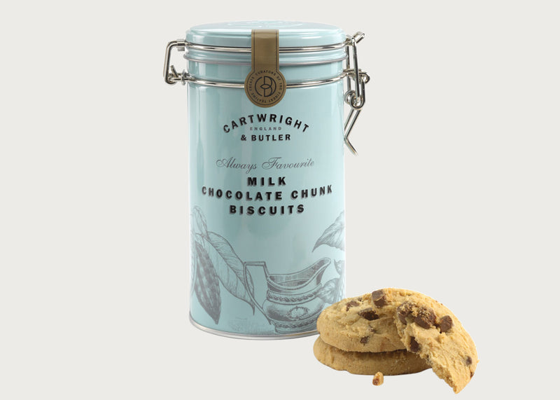 Chocolate Chunk Biscuits in Tin