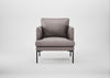 Matera Armchair Heritage Leather Stone Grey 2060 / Black
