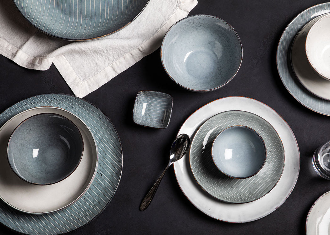 Nordic Sea Round Snack Bowl