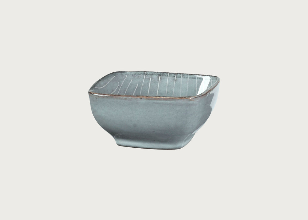 Nordic Sea Square Snack Bowl