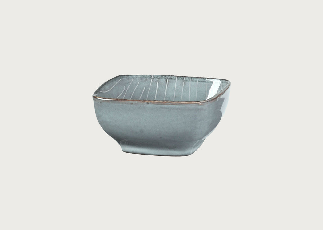 Nordic Sea Square Snack Bowl