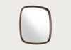 Mix 6 Square Wall Mirror Canaletta Walnut