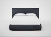 Alba Storage Bed Double / Luxury Leather Anthracite / Underbed Storage