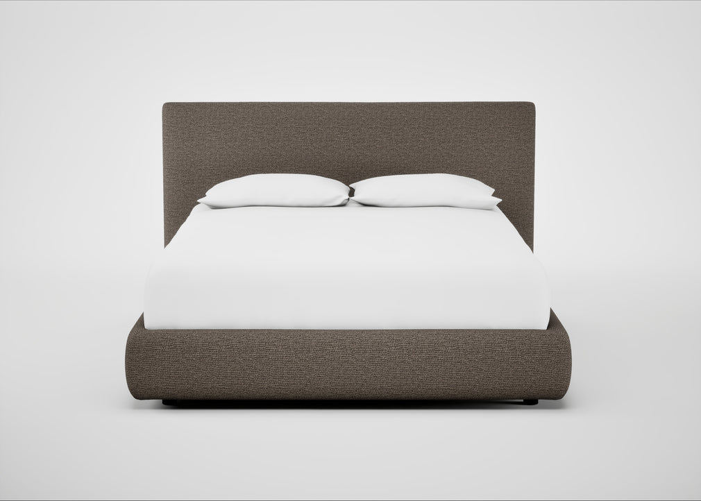 Alba Storage Bed Double / Tundra Texture Latte / Underbed Storage