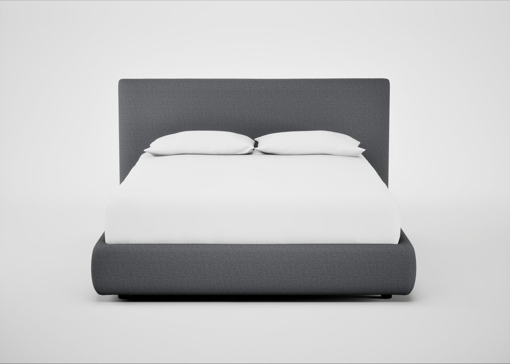 Alba Storage Bed Double / Siena Cotton Shale Grey / Underbed Storage