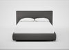 Alba Storage Bed Double / Luxury Leather Slate / Underbed Storage