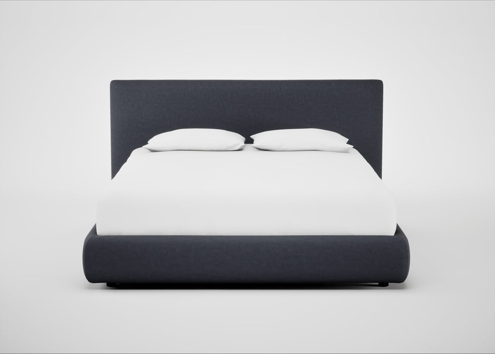 Alba Storage Bed King / Luxury Leather Anthracite / Underbed Storage