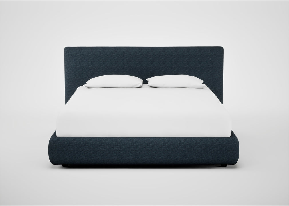 Alba Storage Bed King / Siena Cotton Deep Sea / Underbed Storage