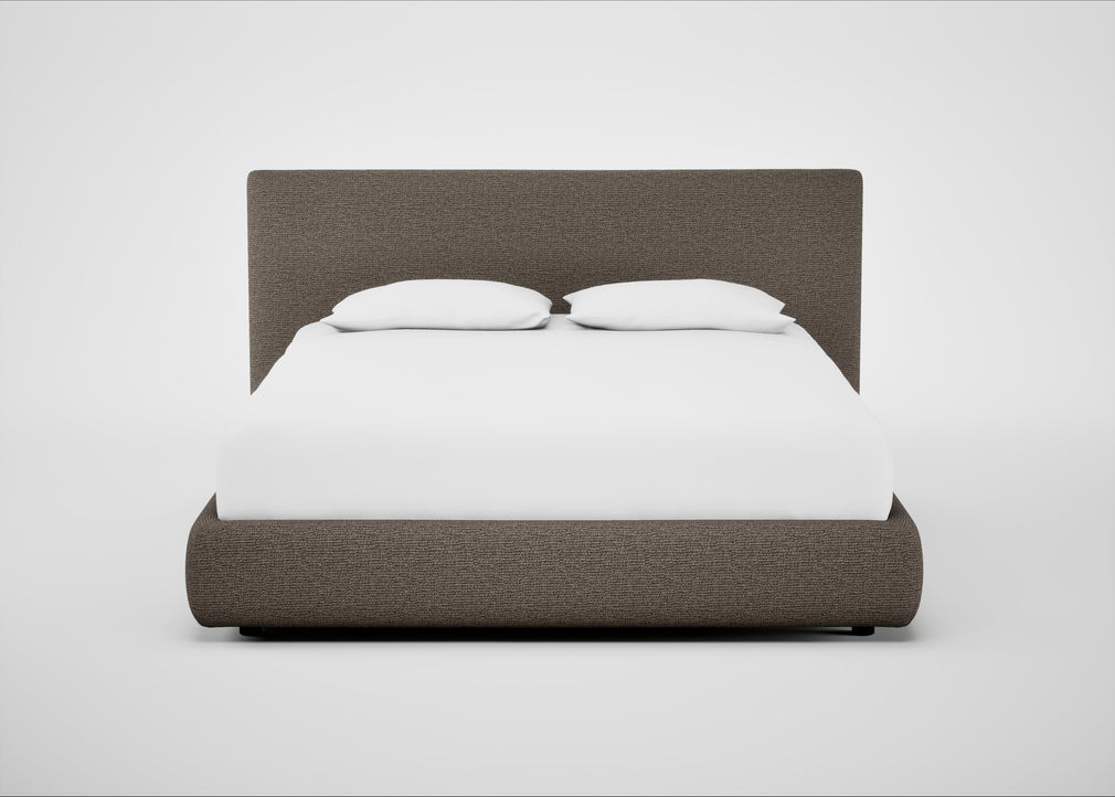 Alba Storage Bed King / Tundra Texture Latte / Underbed Storage