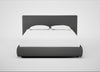 Alba Storage Bed King / Tundra Texture Pewter / Underbed Storage