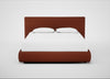 Alba Storage Bed King / Tundra Texture Rust / Underbed Storage