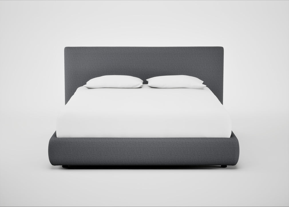Alba Storage Bed King / Siena Cotton Shale Grey / Underbed Storage