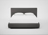 Alba Storage Bed King / Luxury Leather Slate / Underbed Storage